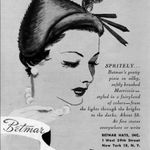 Vintage Betmar Cream Wool Feathered Wide Photo 8