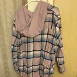 American Eagle  Outfitters Flannel Hoodie Photo 1