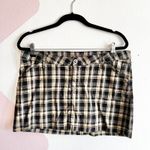 Y2K Plaid Low Rise Skirt, Indie‎ Sleaze Mall Goth Soft Grunge 2000s Medium Photo 0