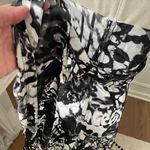 Deb Black White Satin Gown Animal Print Dress Satin Mob Wife 3 4 Photo 8