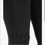 Beulah NWT  Black Moto Jeggings Photo 6