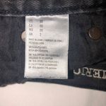 American Eagle Mom Short Size 00 Distressed Black Boho Grunge Festival High Rise Photo 3