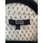 Lior Paris Womens Large Green Full Zip Laggenlook Blouse Quiet Luxury Goblincore Photo 1