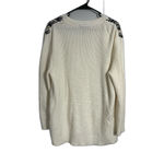 Lane Bryant Ivory Sequin Embellished Crew Neck Sweater Womens Plus Size 18/20 Photo 2