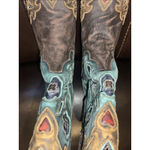 Dan Post  Vtg. Bluebird Snip Toe Leather Western Cowboy Boots DP3544 Womens 7 M Photo 13