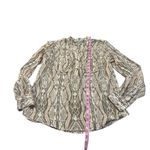 Ny Collection  sheer snakeskin print blouse Photo 1