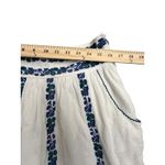 Tory Burch  Size 8 Embroidered White Alexandria‎ Skirt Women’s Beaded #E13-5 Photo 1