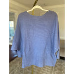 Philosophy  Batwing Sweater Light Blue Bougie Parisian Buttery Soft Knit Scandi Photo 2