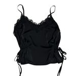 Mustard Seed Black Satin And Lace  Cami Photo 0