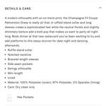 Tuckernuck NWT Palmerston Dress Small Champagne Gold Fil Coupé Tiered Midi Party Photo 10