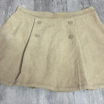 Forever 21 Women's Beige Pleated Corduroy Mini Skirt Size XL Bag7 NWT Photo 0