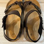 New. Women's Brown Sandals – Breathable Thong Design with Cork Footbed Size 10 Photo 10