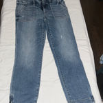 Kut From The Kloth Reese High Rise Straight Leg with ankle zipper detail size 2 Photo 0