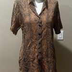 Volcom  beige patterned button up shirt Photo 1