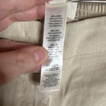 Chico's Mid Rise Cargo Pants Linen Blend Utility Stretch Crop Size 10 (1.5) Photo 9