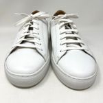 Banana Republic Nicklas White Leather Sneakers 2.0 Lace Up Low Top Size 10 Photo 5