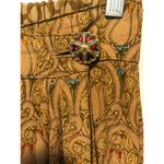 Vintage Dorothy Schoelen Platinum Wrap Skirt with Brooch Button Elastic waist S Size 4 Photo 4