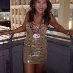 ZARA Metallic Strapless Ruched Dress Photo 4