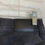 Madewell Petite 9 Inch Mid-Rise Skinny Jeans in Black Sea Size 26P Distressed Photo 6