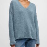 Eileen Fisher  Organic Cotton Blend Sweater in Blue Steel, Very Soft, Size 1X NEW Photo 1