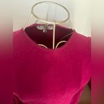 Nanette Lepore Nanette  berry sweater with sleeve detail size small Photo 6