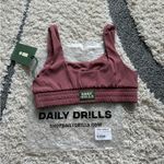 Daily Drills  Reversible scoop bra wine S Photo 1