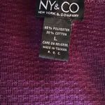 Ny&co Ny & Deep purple Tunic long sleeve sweater Photo 5