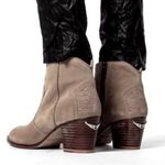 Zadig & Voltaire  Molly Suede Wester Ankle boot Tan 377 Photo 0