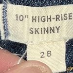 Madewell  10" High-Rise Skinny Jeans‎ in Wendover Wash: TENCEL W 28  $135 MA616 Photo 9