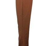 Princess Polly Brown Chain Belt Flared Leg Stretch Ankle Trousers Pants Size 4 Photo 1