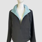The North Face Women’s WindWall Reversible Pullover Jacket Size L Black/Blue Photo 10