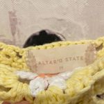 Altar'd State  Yellow Floral Crochet Crop Top Photo 3