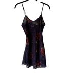 secret treasures Y2k Size Medium Purple Lace Coquette Floral Babydoll Gown Photo 2
