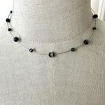 Kenneth Cole Gray cats eye floating bead necklace Photo 1