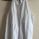 L'Agence L’agence NWOT Women’s White Cold Shoulder Blouse Size L Photo 0