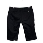 The North Face  Cropped Capri Pants, Casual Black‎ Cotton Blend Sz 12 Photo 3