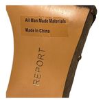 Report Olive Green Cutouts Brads Moto Heels Size 9 Cowboy Western Fringe Biker Photo 3