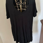 American Eagle  black soft & sexy v neck short sleeve t shirt size Small Photo 0