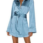 Camila Coelho Priscilla Mini Dress in blue Photo 0