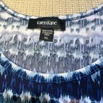 Karen Kane  Navy and White Short Sleeve Top Photo 6