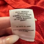 Anthropologie Maeve  orange knit turtleneck long sleeve top size S Photo 8