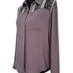 Anthropologie Staring at Stars x | S | Embroidered Western-Style Button-Up Shirt Photo 2