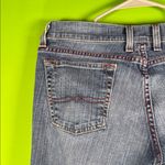 Lucky Brand by GENE MONTESANO Blue Ankle Cropped Jeans with Gradient Wash Photo 7