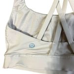 Lululemon Energy Bra Crepe Tan Strappy Sports Bra Medium Support Size 2 Active Photo 6