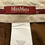 Max Mara  Studio Tan Lightweight Wool Elastane Trouser Pants Size 6 MSRP 450.00 Photo 11