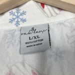 8 Oak Lane Pajamas Womens L/XL Pajama Top Only PJs Shirt Coffee Flannel Cozy Pink Size L Photo 3