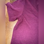 PINK - Victoria's Secret Maroon V-Neck Shirt Photo 2