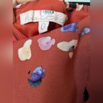 Hutch  Anthropologie Rust Brown Declan Floral Midi Tank Sun Dress Sz 0 Photo 2