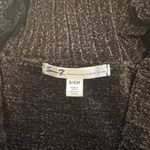 Seven7  Black Women's Cardigan Sweater Photo 2