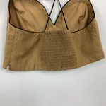 Maeve  By Anthropologie Seamed Contrast Corset Crop Top Size 10 Photo 8